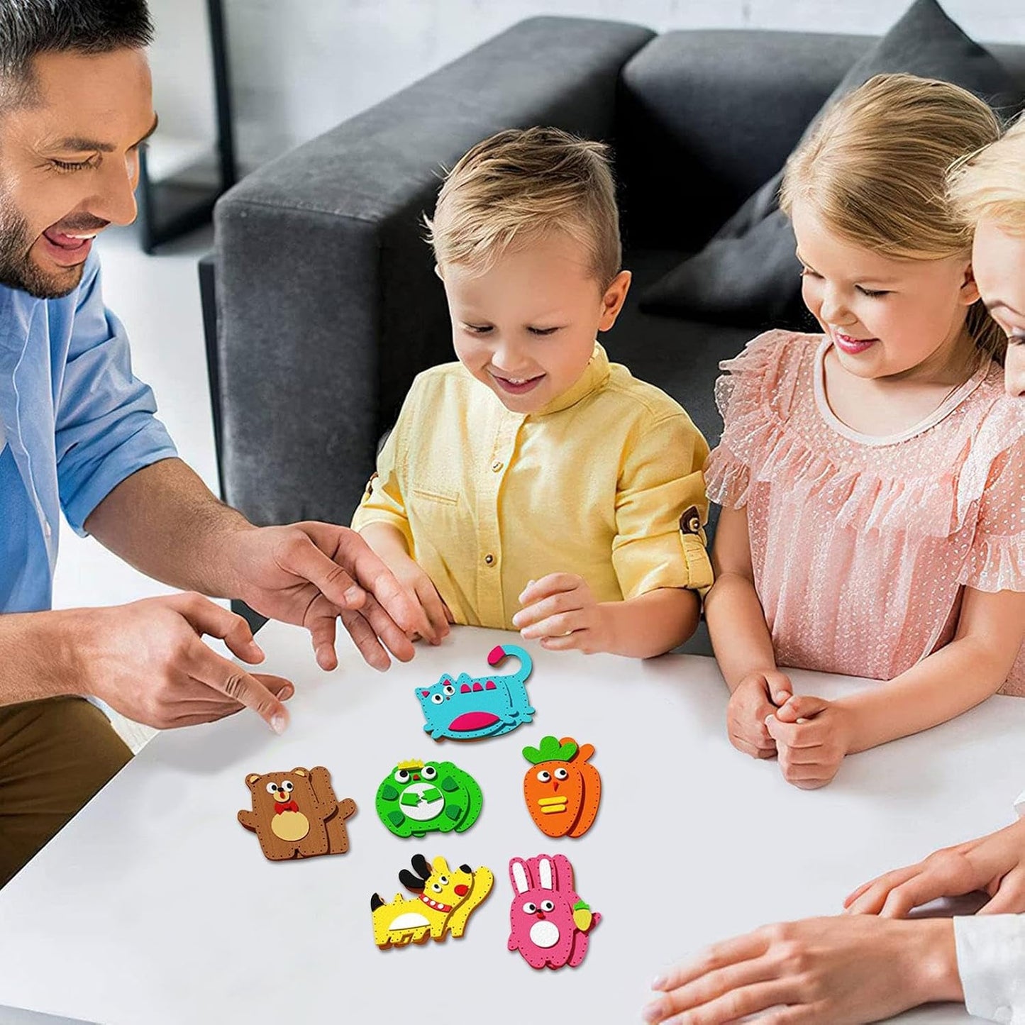 Melodie Toy 6'lı Hayvanlı Dikiş Nakış Seti